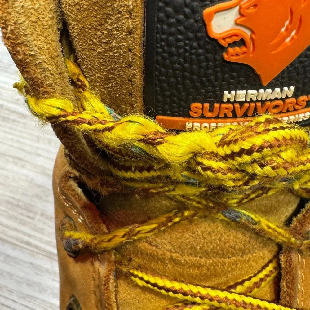 Herman Survivors Professional Series Waterproof Steel‎ Toe Work Boot Men's Sz 12
